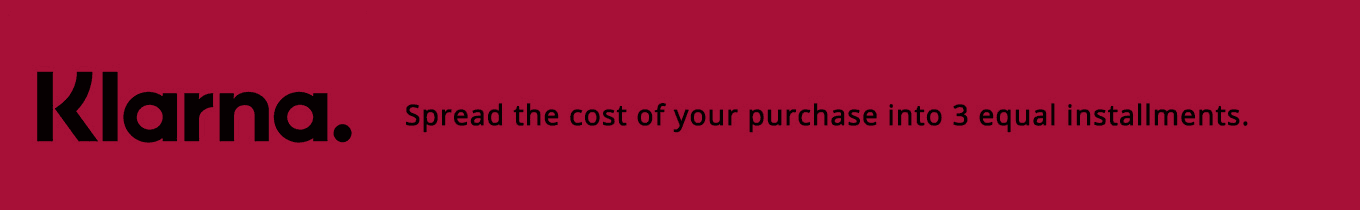 Spread the cost of your purchase with Klarna